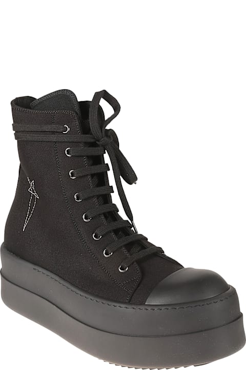 メンズ Rick Owensのシューズ Rick Owens High Platform Lace-up Sneakers