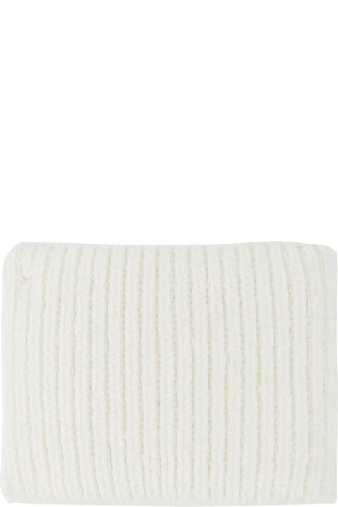 Prada Hi-Tech Accessories for Women Prada White Stretch Wool Blend Cuff