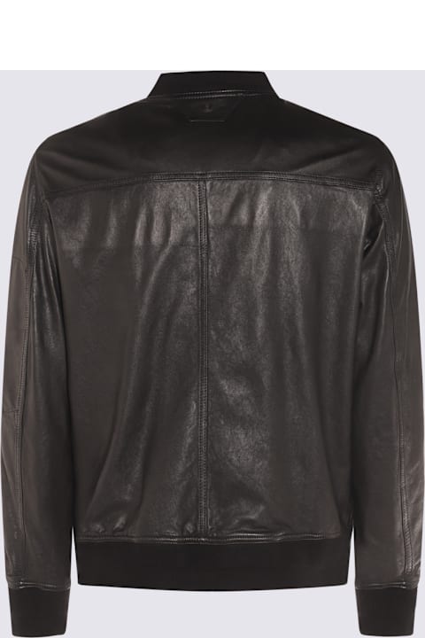 Salvatore Santoro Clothing for Men Salvatore Santoro Black Leather Jacket