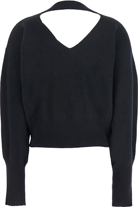 Federica Tosi for Women Federica Tosi Maglia Scollo V Davanti E Dietro 70%lana/30%cashmere