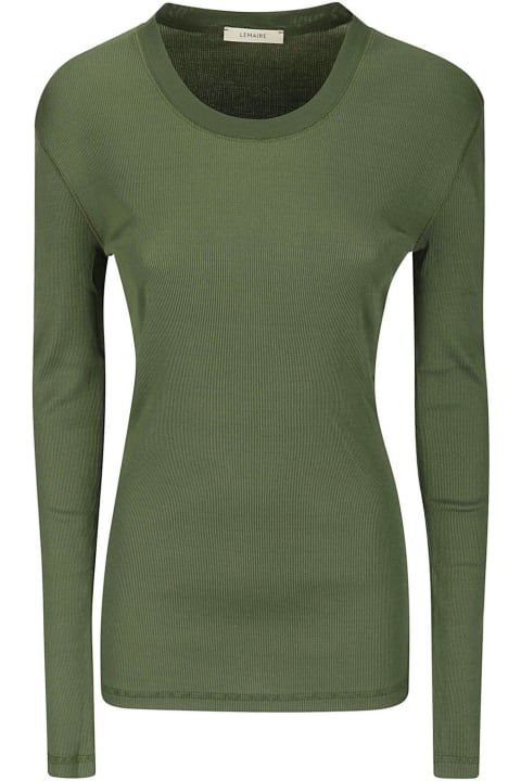Lemaire Sweaters for Women Lemaire Long Sleeved Crewneck T-shirt