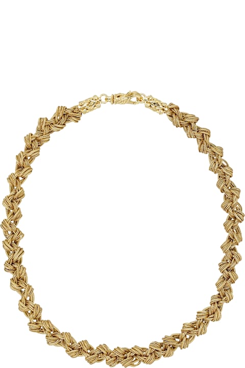 Emanuele Bicocchi for Kids Emanuele Bicocchi Emanuele Bicocchi Rope Knot Necklace In Gold-plated