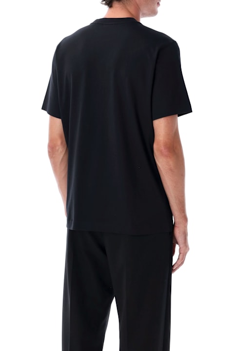 Homeware Burberry London Burberry London Black Cotton Knight Stamp T-shirt