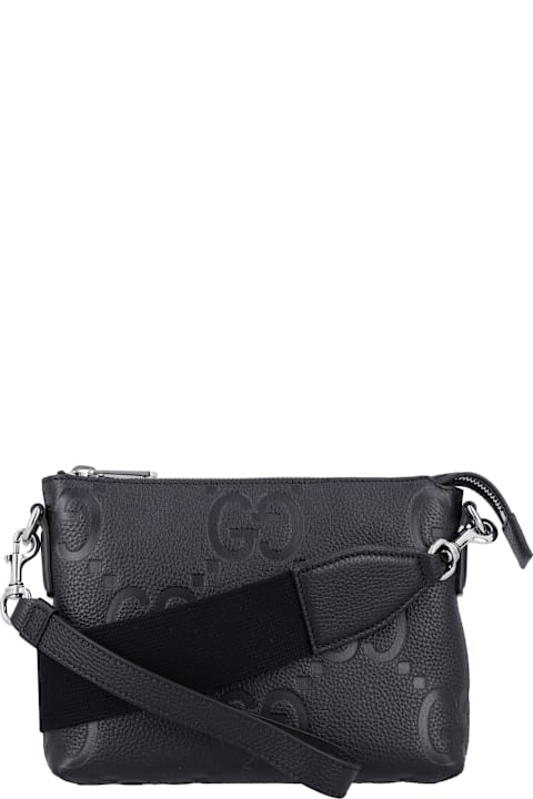 آخر صيحات الموضة من السيدات Gucci Jumbo Messenger Bag