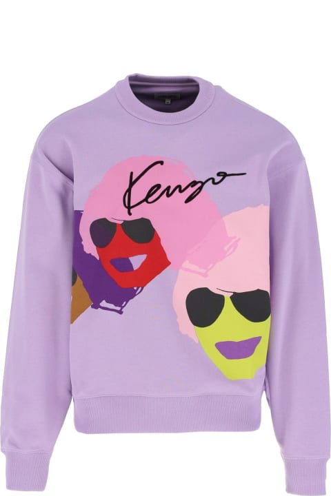 メンズ Kenzoのフリース＆ラウンジウェア Kenzo Graphic Oversize Sweatshirt