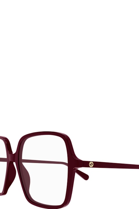 Gucci Eyewear Eyewear for Women Gucci Eyewear Gg1003o005 Burgundy Burgundy Tra