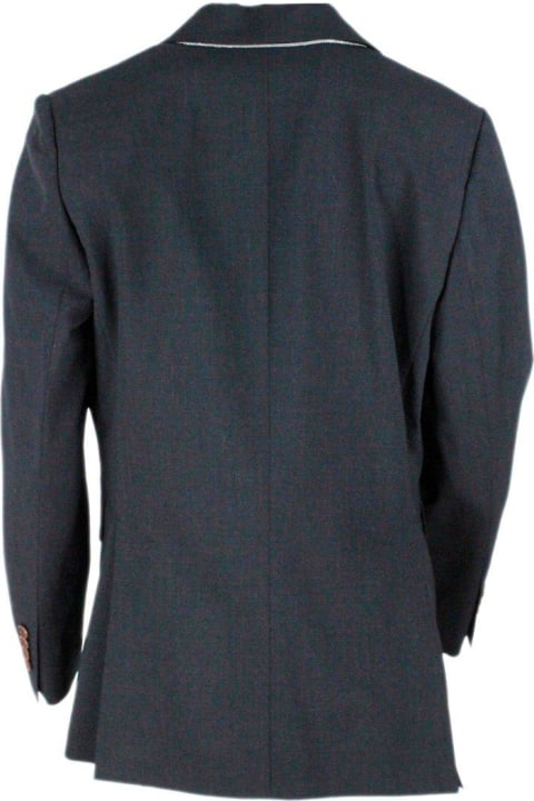 Brunello Cucinelli Coats & Jackets for Women Brunello Cucinelli Pin Embellished Tailored Blazer