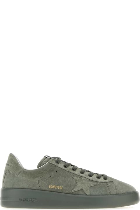 Homeware Golden Goose Dark Grey Suede Pure-star Sneakers
