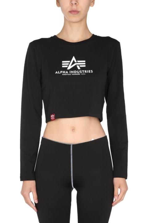 Alpha Industries Clothing for Women Alpha Industries Cropped Fit T-shirt
