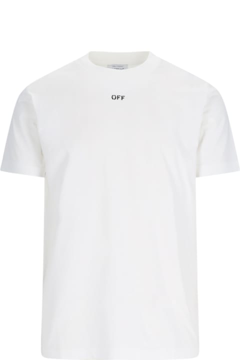 Fashion for Men Off-White Logo T-shirt