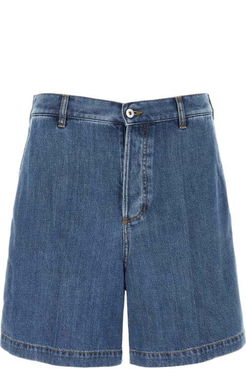 Valentino Garavani Pants for Men Valentino Garavani Denim Bermuda Shorts