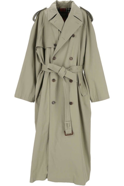 ウィメンズ Balenciagaのコート＆ジャケット Balenciaga Cotton Trench Coat