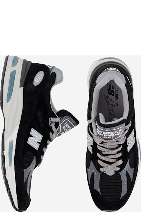 New Balance for Men New Balance 991v2 Leather And Mesh Shoes