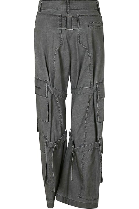 Pants & Shorts for Women Acne Studios Multi Pockets Layered Cargo Pants