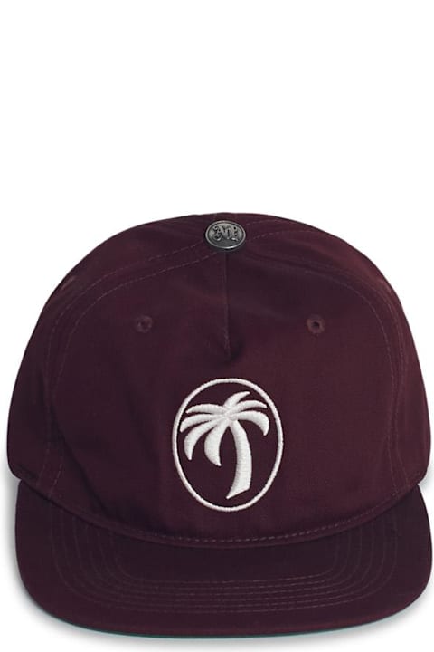 Homeware Palm Angels Oval
 Burgundy Cotton Cap