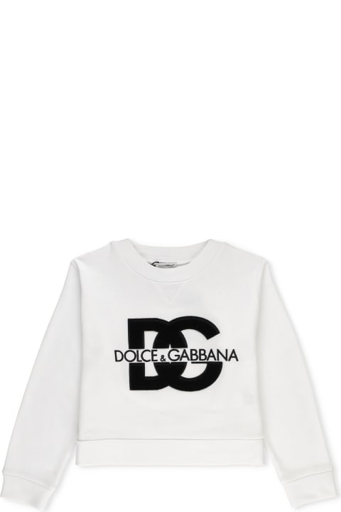 ガールズ Dolce & Gabbanaのトップス Dolce & Gabbana Sweatshirt With Logo