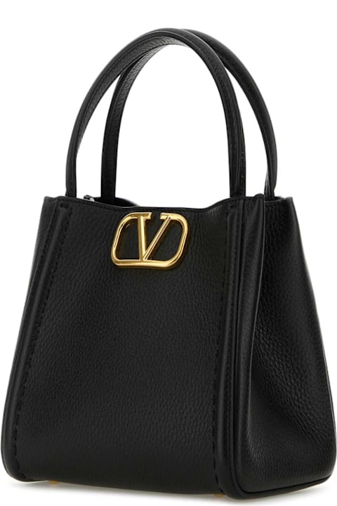 Homeware Valentino Garavani Black Leather Handbag