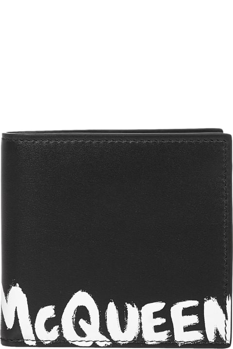Alexander McQueen Accessories for Men Alexander McQueen Leather Billfold Wallet
