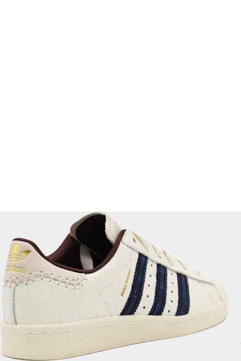 Adidas Originals by Wales Bonner لـ Men Adidas Originals by Wales Bonner White Leather Sneakers