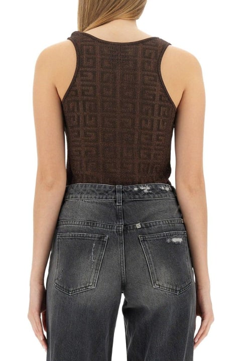 Givenchy Topwear for Women Givenchy Jacquard Knitted Tank Top