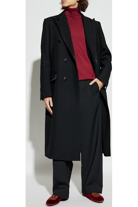Homeware Dolce & Gabbana Dolce & Gabbana Wool Coat With Single Vent