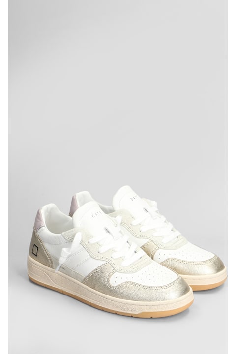 D.A.T.E. for Women D.A.T.E. Court 2.0 Sneakers In White Leather