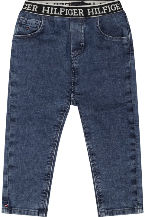 Bottoms for Baby Boys Tommy Hilfiger Denim Jeans For Babies With Logo