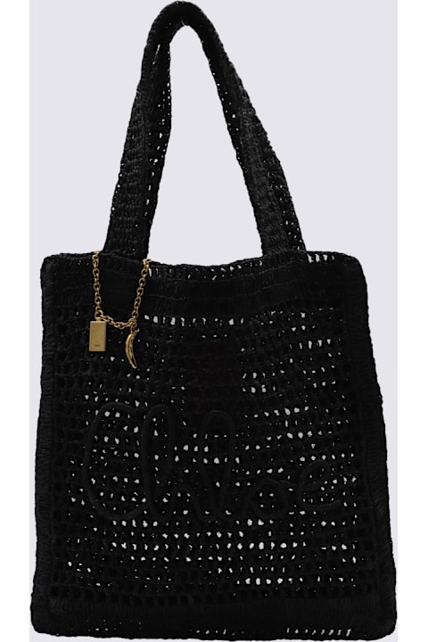 Chloé Bags for Women Chloé Black Raffia Totes