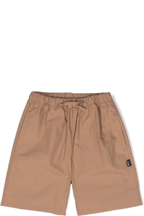 Bottoms for Boys MSGM Brown Shorts With Drawstring