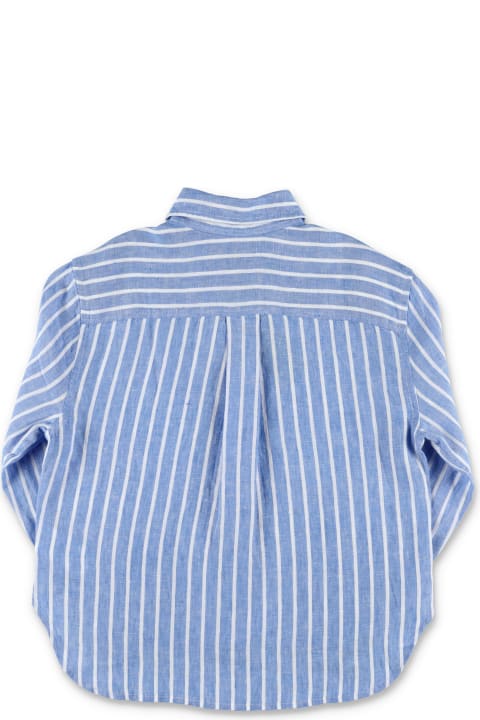 Polo Ralph Lauren Shirts for Girls Polo Ralph Lauren Striped Linen Shirt