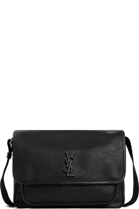 Homeware Saint Laurent Niki Logo Plaque Messenger Bag
