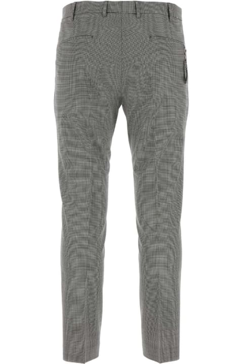 PT01 Clothing for Men PT01 Embroidered Stretch Wool Pant