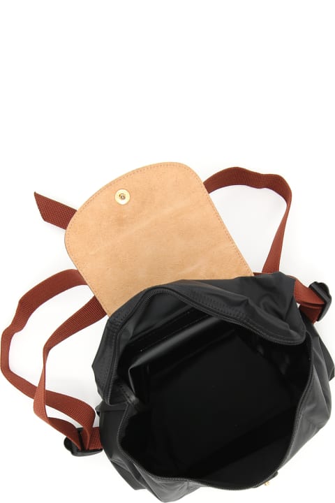 Nylon And Leather Le Pliage Original Backpack