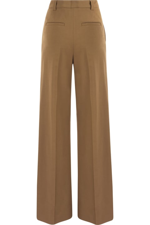 RED Valentino Pants & Shorts for Women RED Valentino Wide Trousers In Viscose And Wool