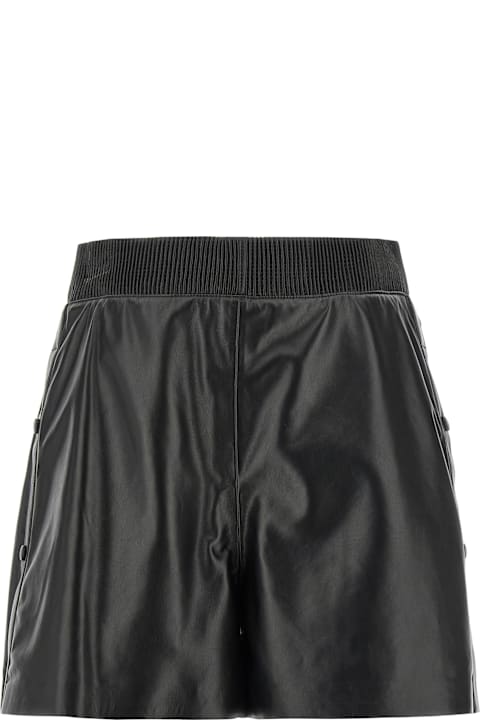 【送料&関税込】Quebec Drawstring Shorts Max Mara Max Mara Shorts ZIC in black