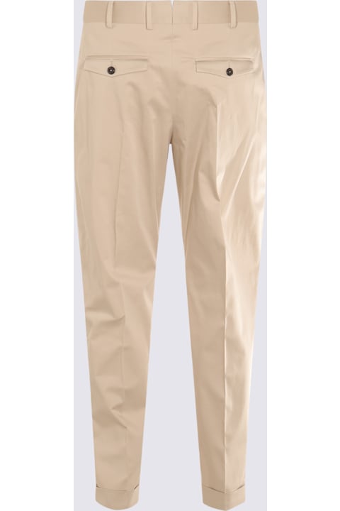 PT Torino الملابس لـ القسم الرجالي PT Torino Beige Cotton Pants