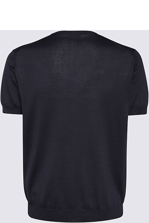 Giorgio Armani for Men Giorgio Armani Black Cotton Knitwear