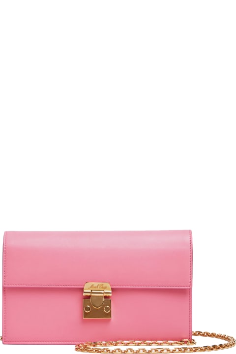 Mark Cross Pink Jacquile Wallet Bag