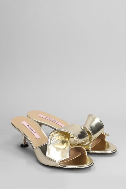 Sandals for Women Marc Ellis Kind Slipper-mule In Gold Leather