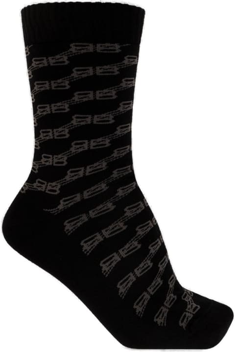 メンズ アンダーウェア Balenciaga Logo Monogram Socks