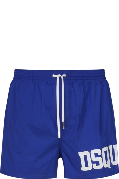 Fashion for Men Dsquared2 Logo Swimsuit In Contrasting Color
