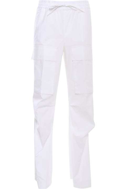 Pants & Shorts for Women Parosh White Cotton Cargo