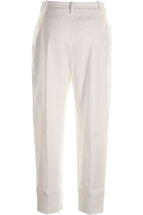 White Pince Trousers