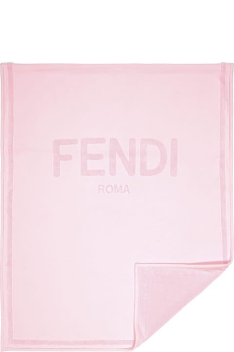 Fendi Accessories & Gifts for Boys Fendi Pink Beach Towel With Logo