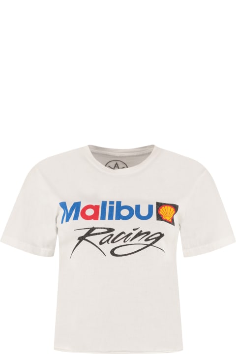 Malibu Racing Cropped T-shirt