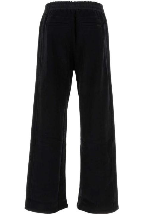 Saint Laurent Pants for Men Saint Laurent Black Cotton Joggers