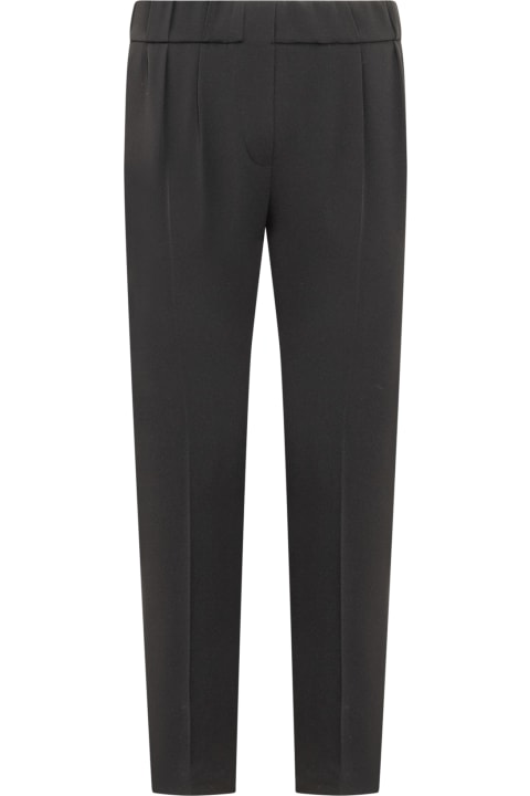 Brunello Cucinelli Pants & Shorts for Women Brunello Cucinelli Cady Cropped Trousers