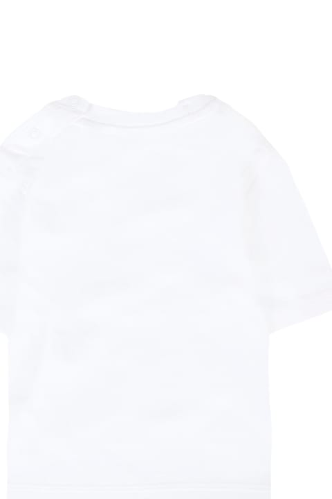 Homeware Burberry White T-shirt For Babykids With Toy Soldier