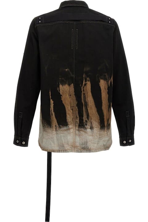 Clothing for Men Rick Owens Tie-dyed Denim Jacket