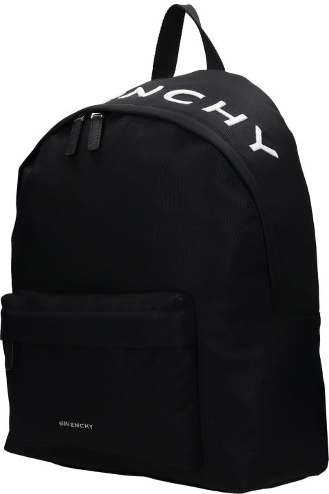 Essential U Backpack In Black Polyamide